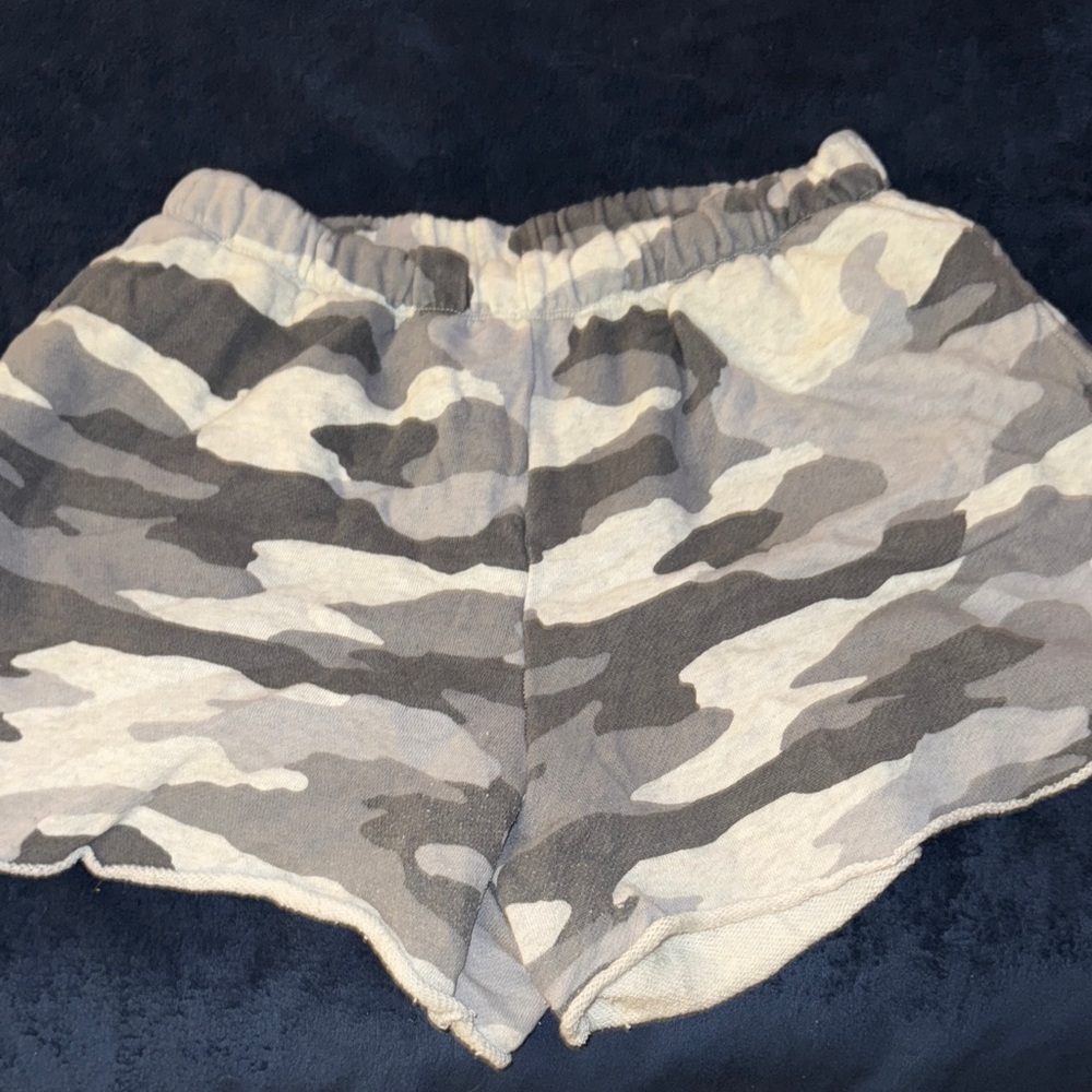 Aerie Gray Camouflage Athletic Shorts